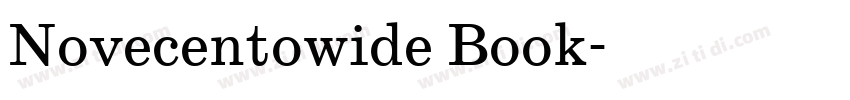 Novecentowide Book字体转换 Novecentowide Book字体转换